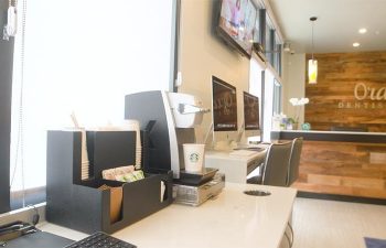 Coffee bar at Ora Dentistry ELK GROVE, CA