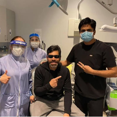 Ora Dentistry Team with a patient